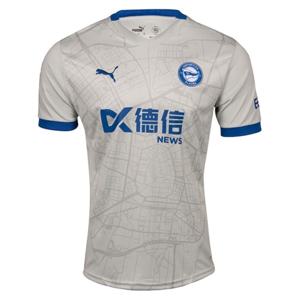 Tailandia Camiseta Deportivo Alavés Replica Segunda Ropa 2024/25